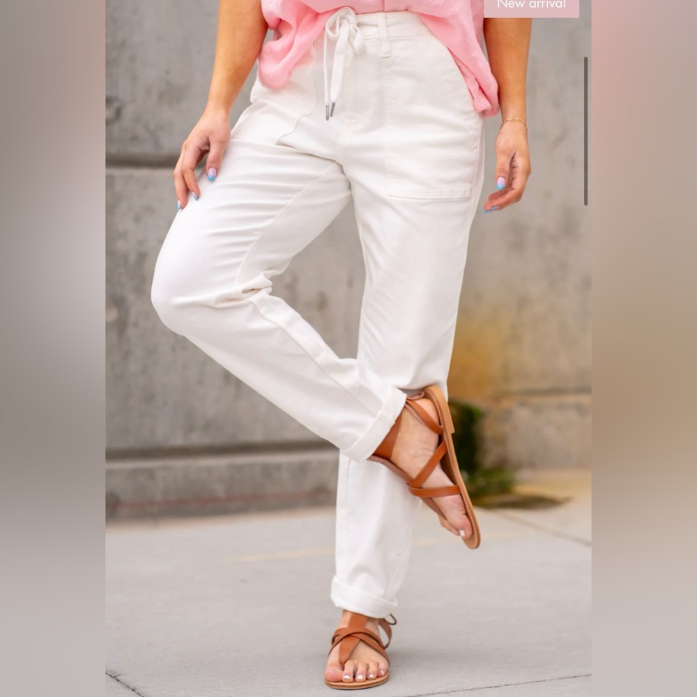 Judy Blue High Rise White Jeans